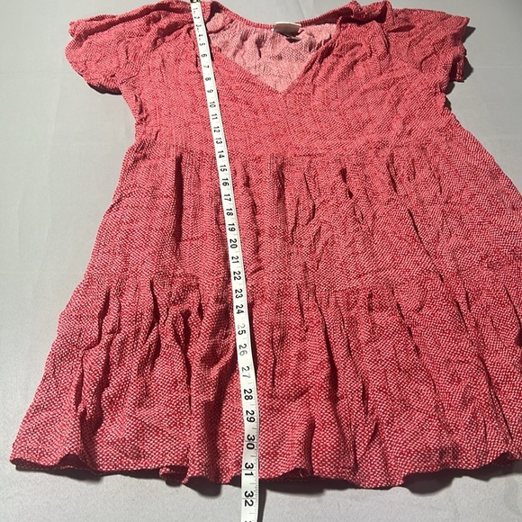 Knox rose red babydoll summer dress size M - Picture 6 of 7